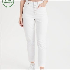 American Eagle Stretch Highest Rise Mom Jeans, size 0 Short